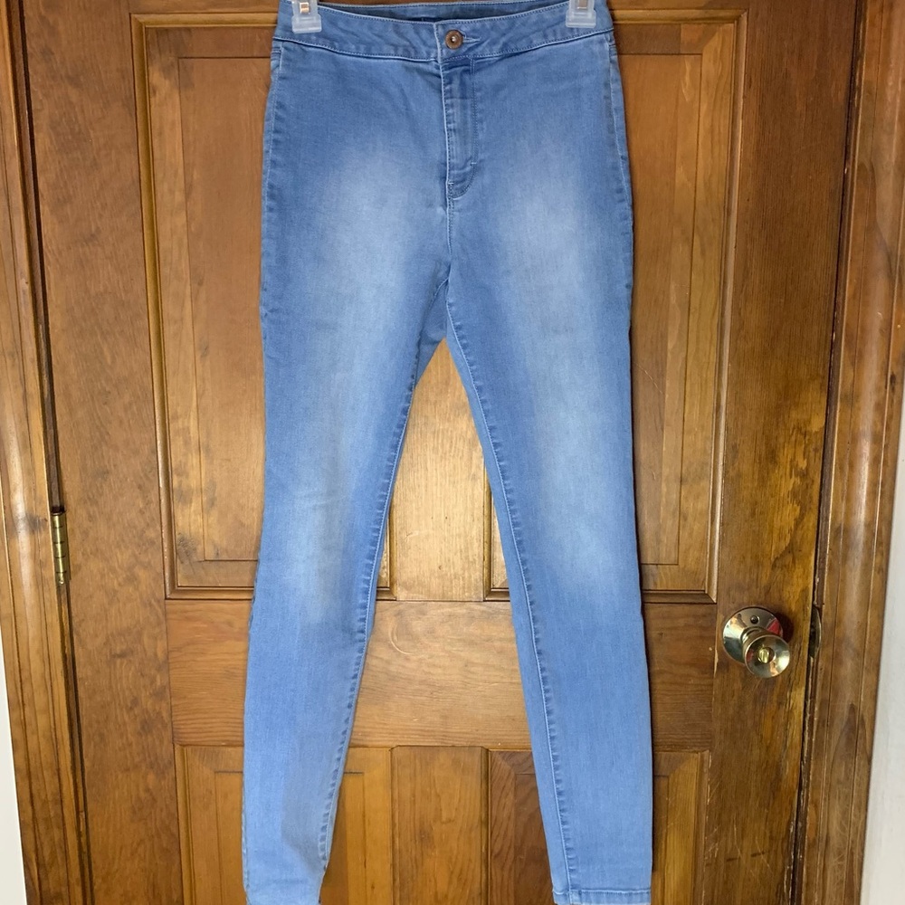 Decree medium wash high rise jegging